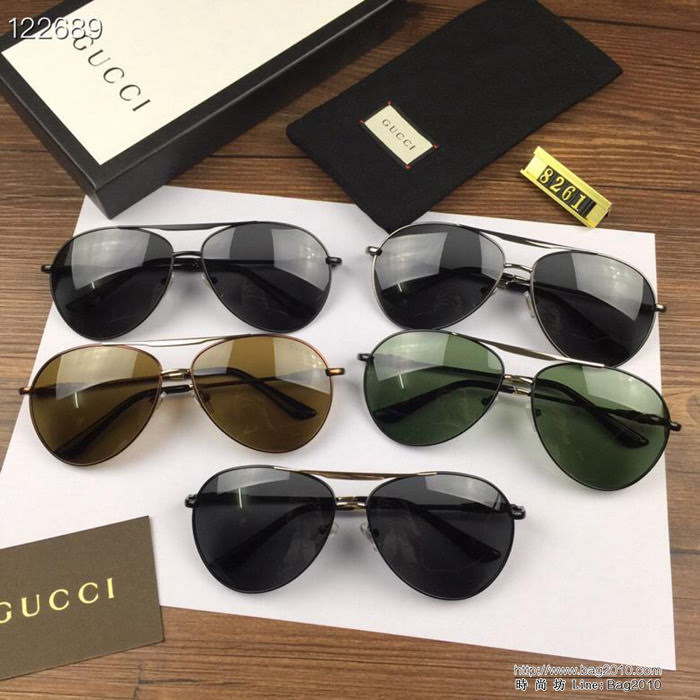 GUCCI古馳 官網同步 歐美風範 原單偏光 男款太陽鏡  lly1210